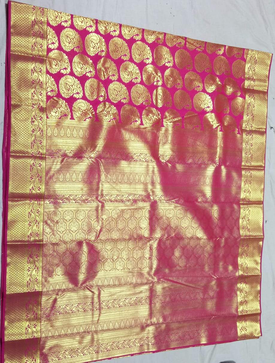 Full Golden Work Paithani Silk Saree-Design PS172