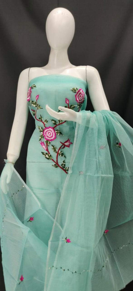 Kota Embroidered Dress Material_KEDM003