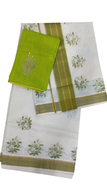 Kerala Kasavu Saree_KCS019