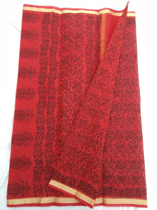 Kota Cotton Printed Saree Design-KOTASRE066