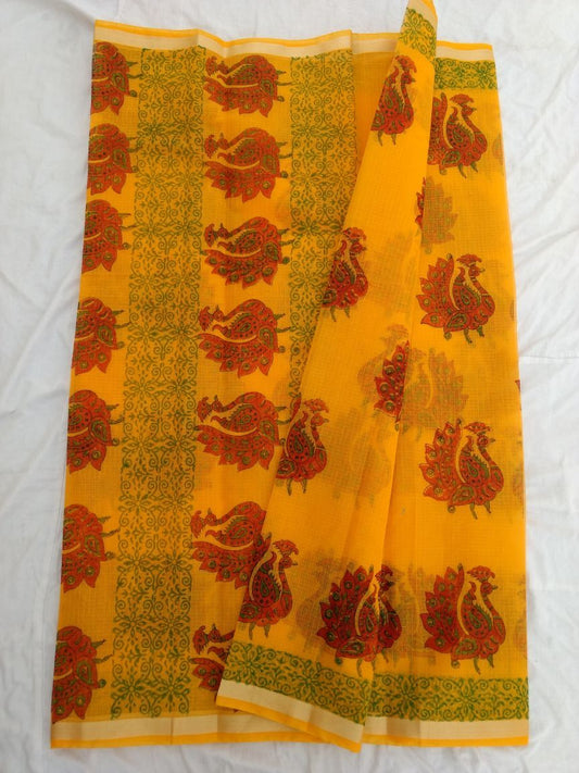 Kota Cotton Printed Saree Design-KOTASRE071