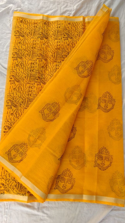 Kota Semi Cotton Printed Saree Design-KOTASRE055