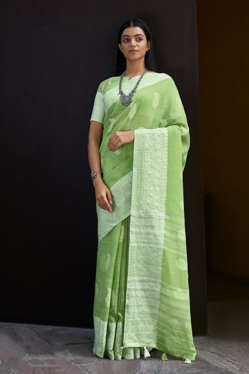 Linen Saree - LS005
