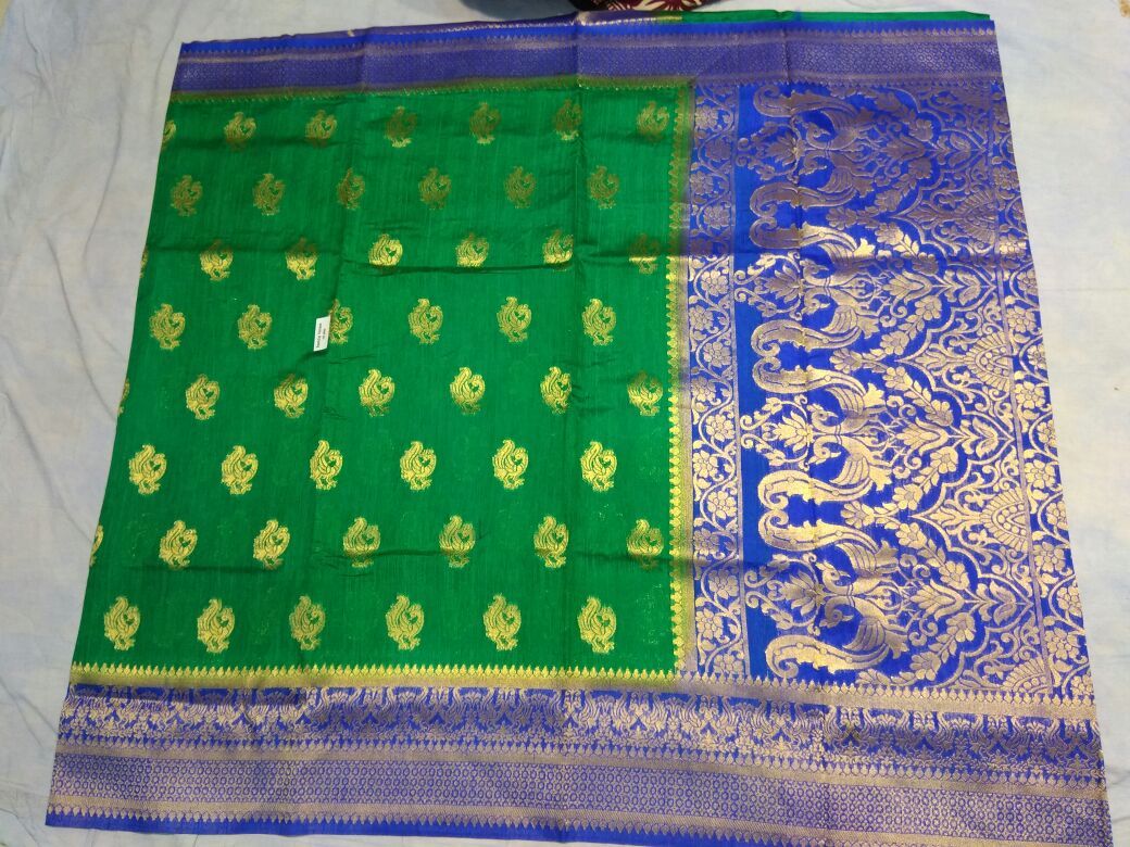 Linen Soft Paithani Silk Saree-Design PS183