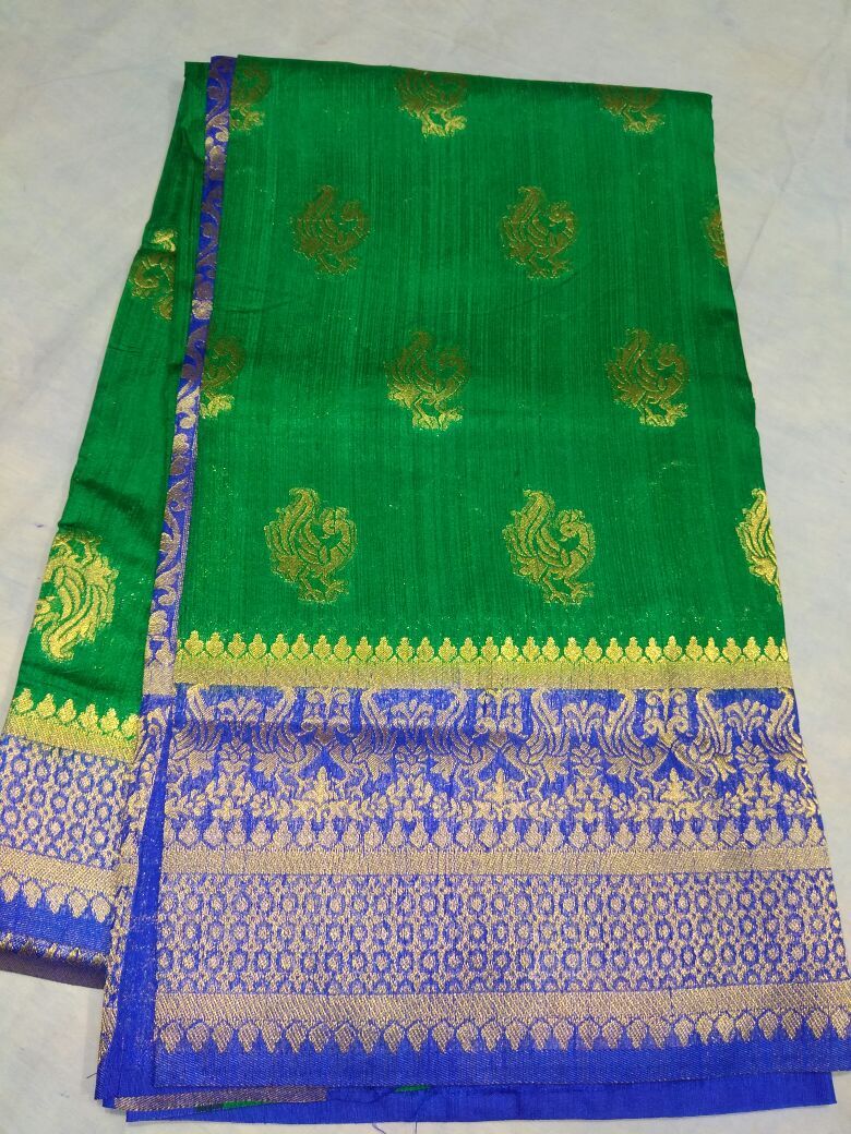 Linen Soft Paithani Silk Saree-Design PS183