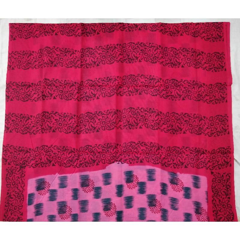 Pink Perfect Madurai Sungudi Saree-MSS106 pink coloured trendy saree