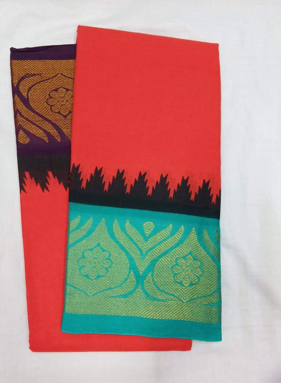 Madurai Sungudi Saree Ganga Jamuna Border GJB 012