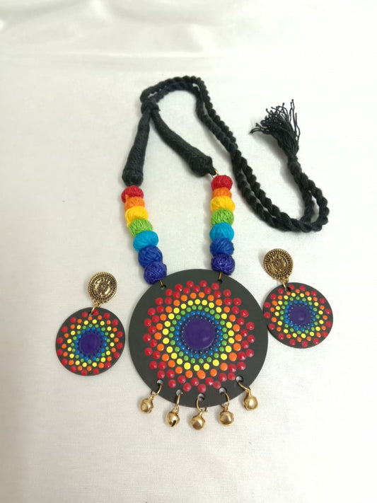 Rainbow Circle Mandala Jewellery- RCMND001