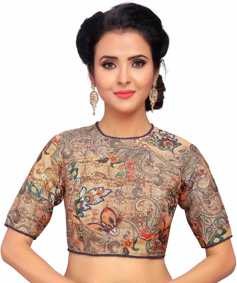 Multicolored Floral Printed Readymade Blouse