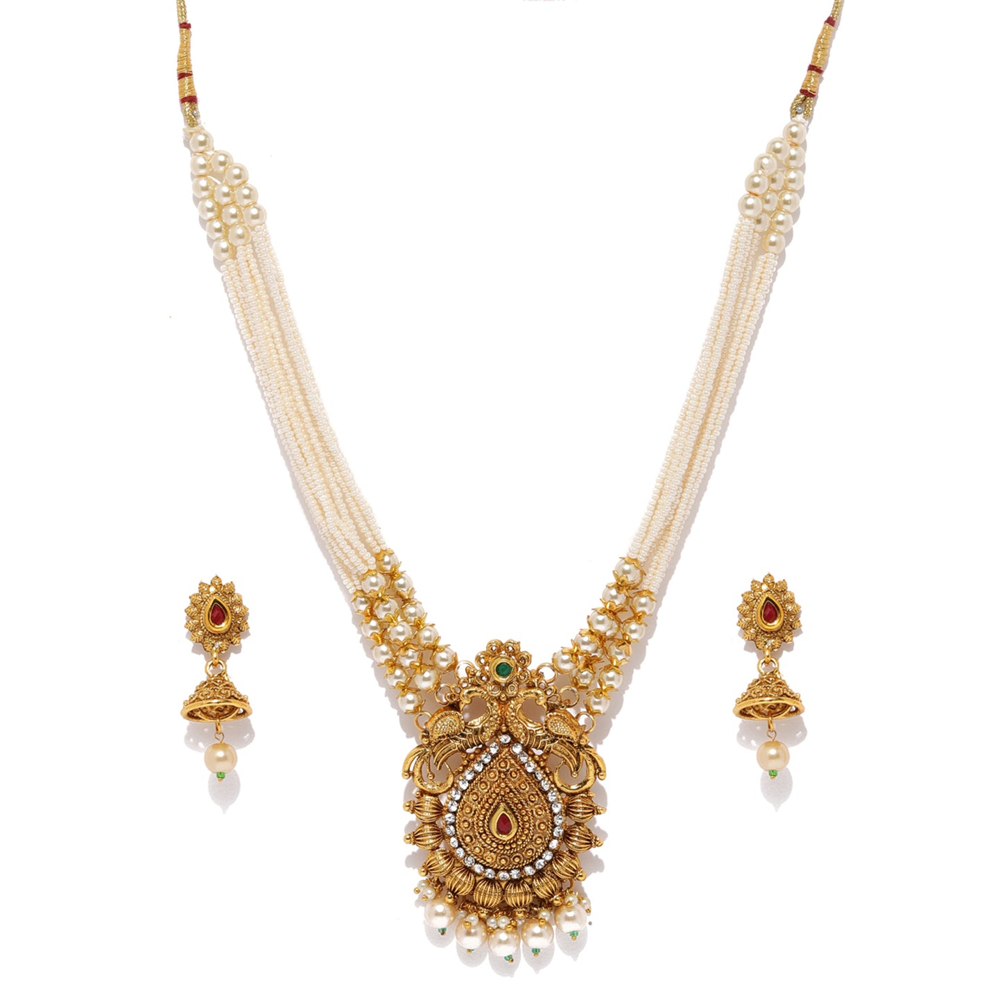 Stylish Pearl Necklace Set