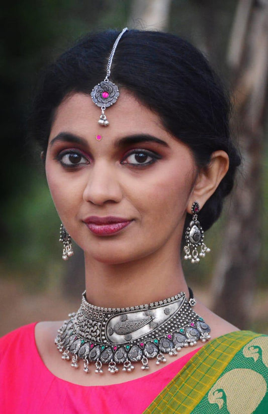 Artistic Heritage - Oxidised Metal Jewellery Set