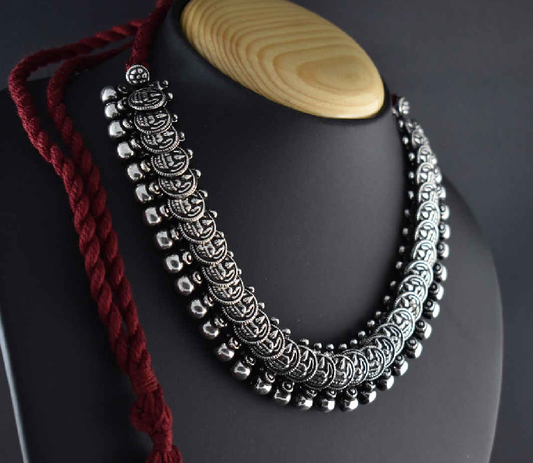 Oxidized Temple Necklace-OTN001