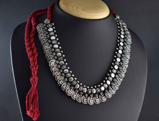 Oxidized Temple Necklace-OTN002