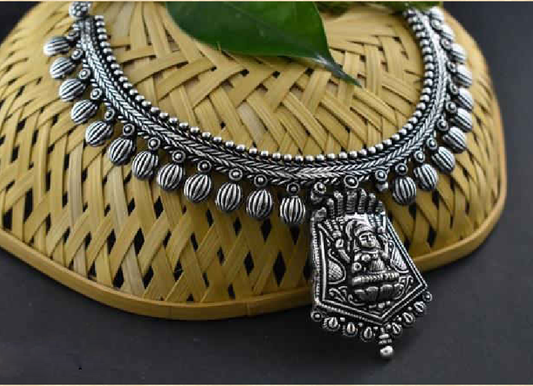 Oxidized Temple Necklace-OTN003
