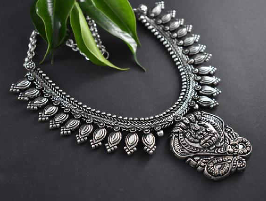Oxidized Temple Necklace-OTN007