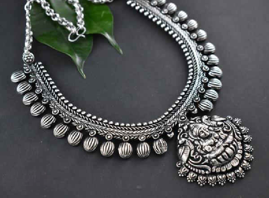 Oxidized Temple Necklace-OTN009