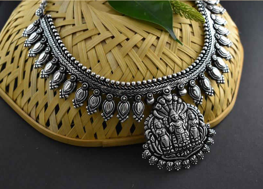 Oxidized Temple Necklace-OTN017