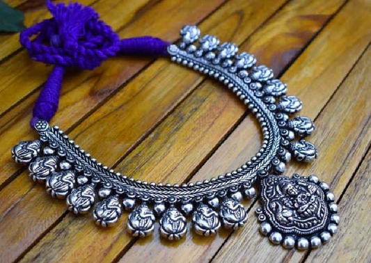 Oxidized Temple Necklace-OTN019
