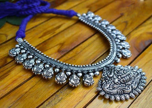Oxidized Temple Necklace-OTN021