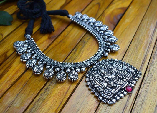 Oxidized Temple Necklace-OTN023