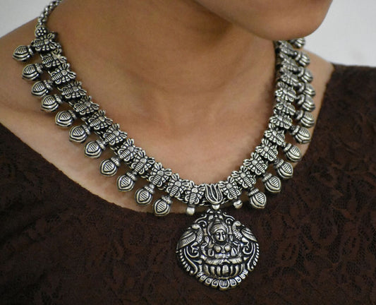Oxidized Temple Necklace-OTN043