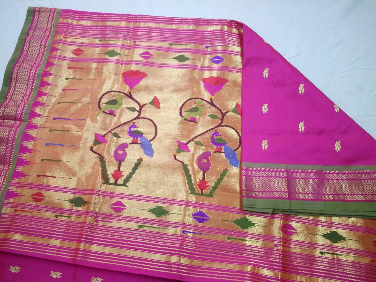 Pure Paithani Saree Saree-Design PS025-PAITHANI-143