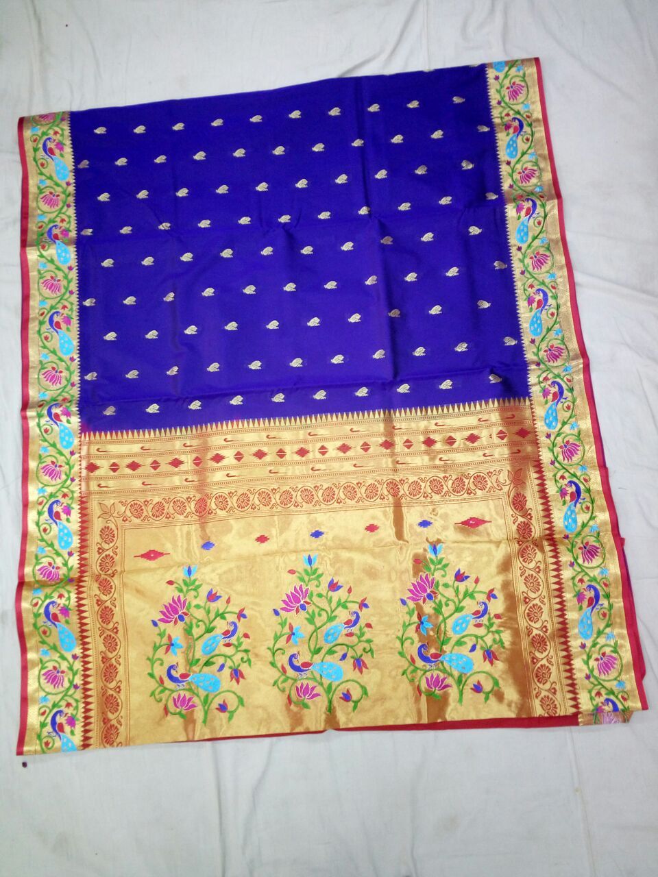Semi Paithani Saree Saree-Design PS042-PAITHANI-160