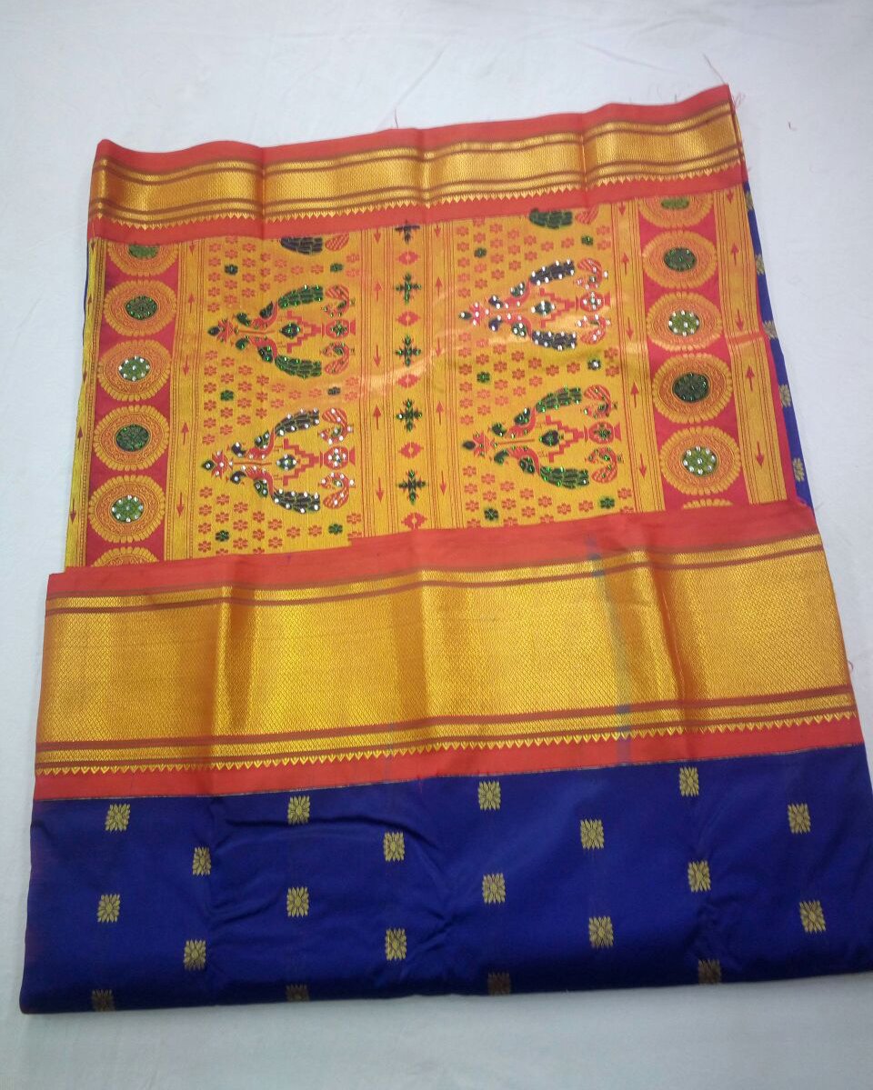 Kadiyal Semi Paithani Saree Saree-Design PS049-PAITHANI-167