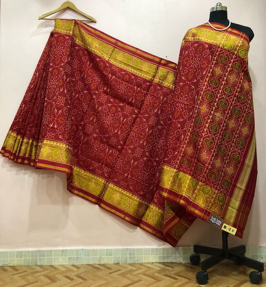Patola Silk Saree PPSRE012
