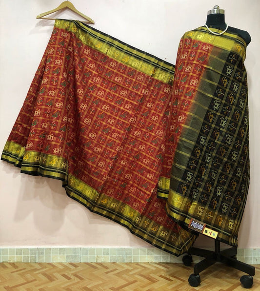 Patola Silk Saree PPSRE080