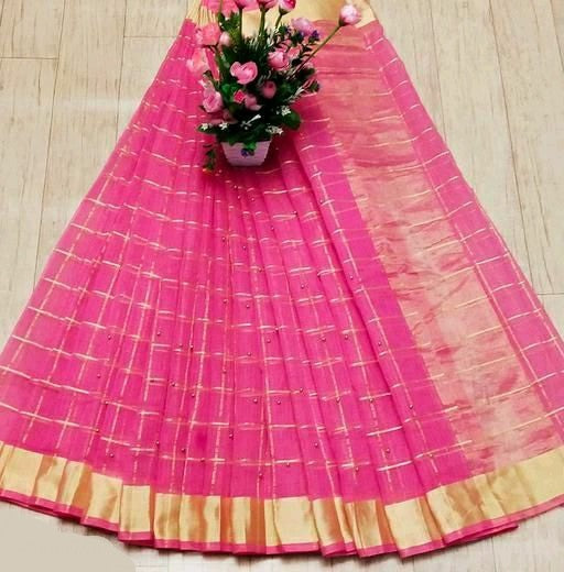 Pink Kota Saree
