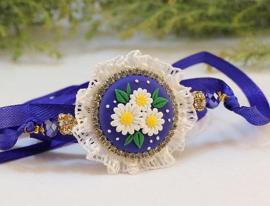 Polymer Clay Rakhi Design ZAPCR011