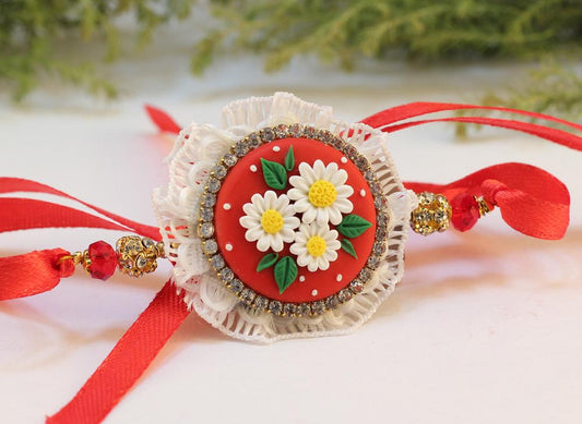 Polymer Clay Rakhi Design ZAPCR012