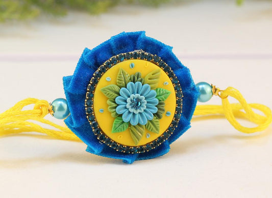 Polymer Clay Rakhi Design ZAPCR024