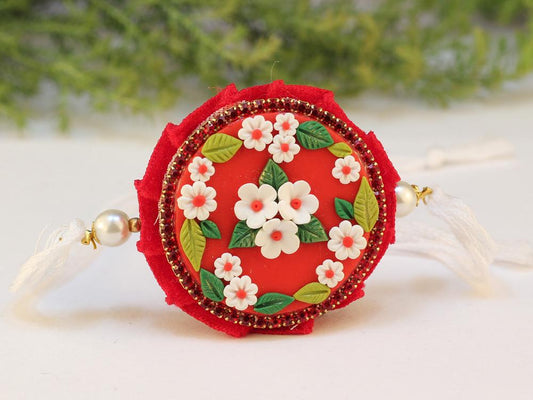 Polymer Clay Rakhi Design ZAPCR039