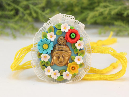 Polymer Clay Rakhi Design ZAPCR048