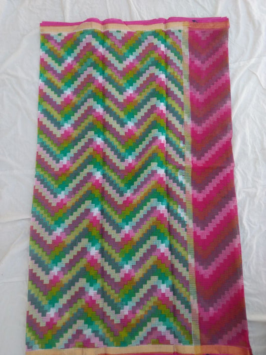 Pure Kota Cotton Printed Saree Design-KOTASRE001