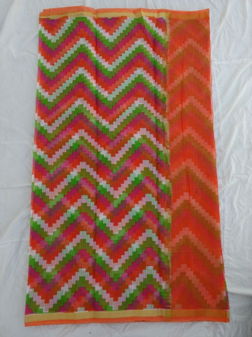 Pure Kota Cotton Printed Saree Design-KOTASRE002