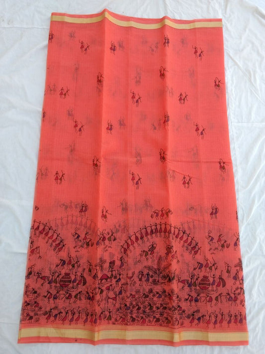 Pure Kota Cotton Printed Saree Design-KOTASRE018
