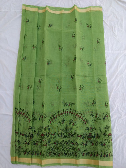 Pure Kota Cotton Printed Saree Design-KOTASRE020
