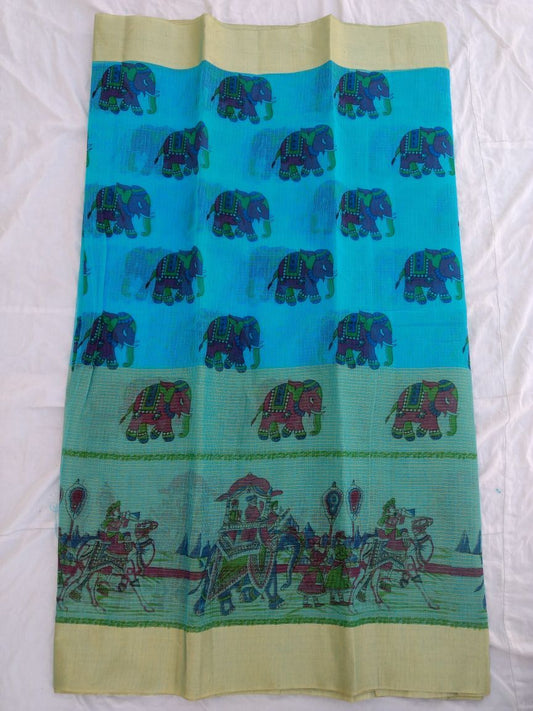 Pure Kota Cotton Printed Saree Design-KOTASRE032