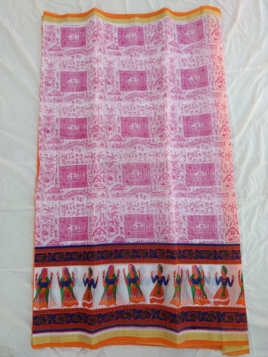 Pure Kota Cotton Printed Saree Design-KOTASRE035