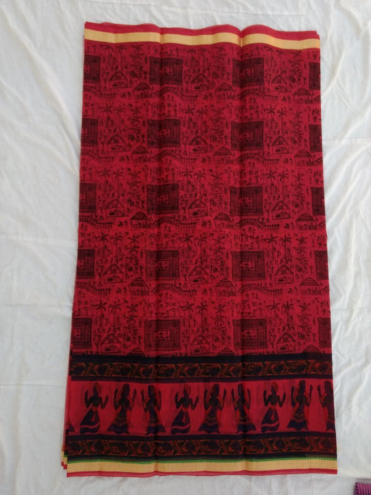 Pure Kota Cotton Printed Saree Design-KOTASRE039