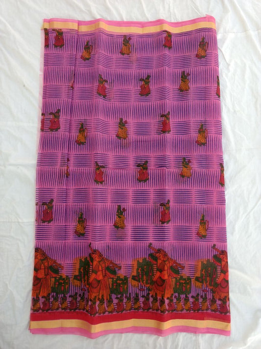Pure Kota Cotton Printed Saree Design-KOTASRE043