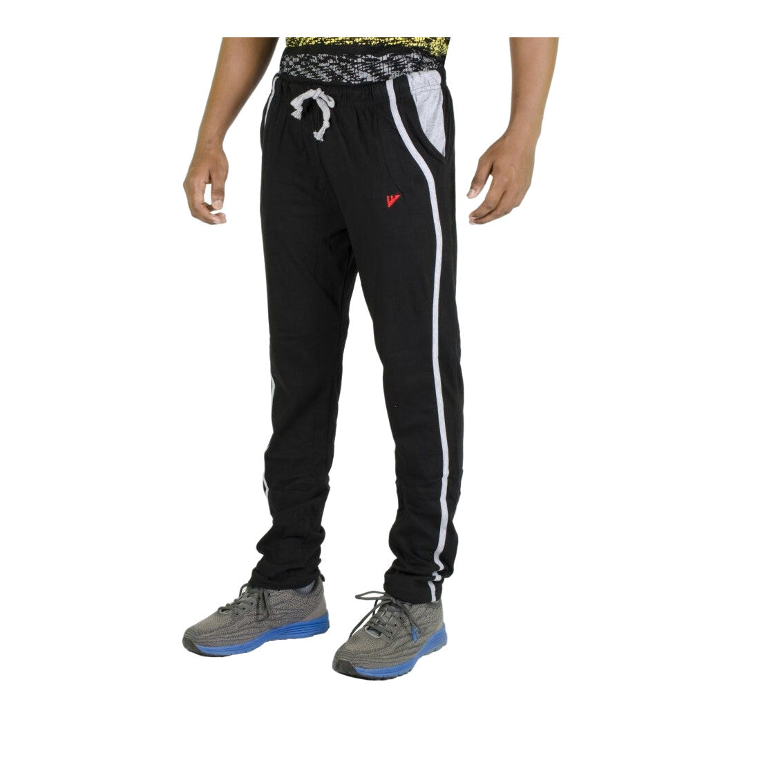 Buy online Black Color Block Full Length Track Pant from Sports Wear for  Men by Yuuki for 899 at 47 off  2023 Limeroadcom