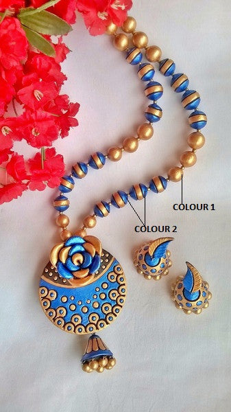 Rose Terracotta Jewellery Set