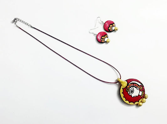 Beautiful Bride Double Side Art Jewel-SAJ022 Traditional painted regularwear jewellery set