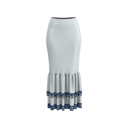 Celestial Cascade Ruffle Customized Skirt_CSKT005