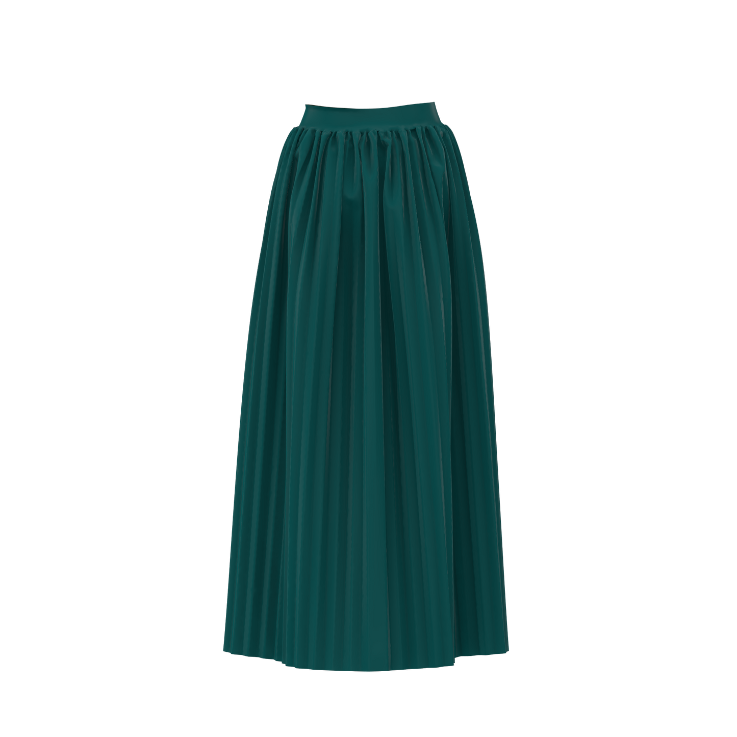 Sophisticated Sway Pleated Long Customised Skirt_CSKT006