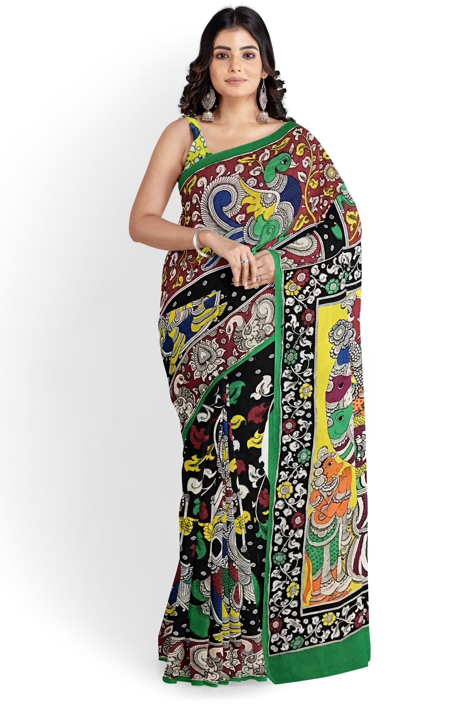 Vishnu Weaves 6.3 m (with blouse piece) Banarasi Silk Saree